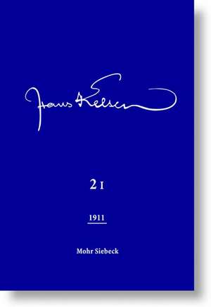 Hans Kelsen Werke: Veroffentlichte Schriften 1911 (2 Halbbande) de Matthias Jestaedt