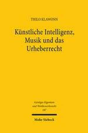 Künstliche Intelligenz, Musik und das Urheberrecht de Thilo Klawonn