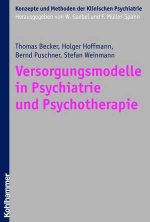 Versorgungsmodelle in Psychiatrie Und Psychotherapie: Padagogische Jungenforschung de Thomas Becker