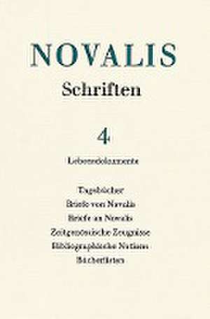 Novalis Schriften: Kommentar Und Dokument de Gabriele Rommel