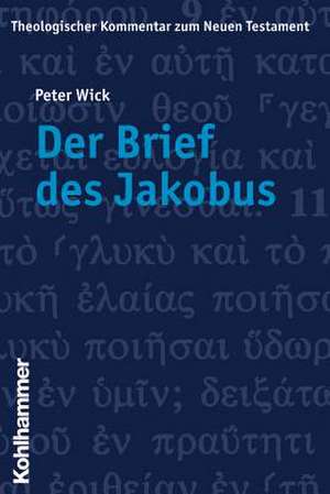 Der Brief Des Jakobus: Adressaten Und Anliegen Der Hoseaschrift de Peter Wick