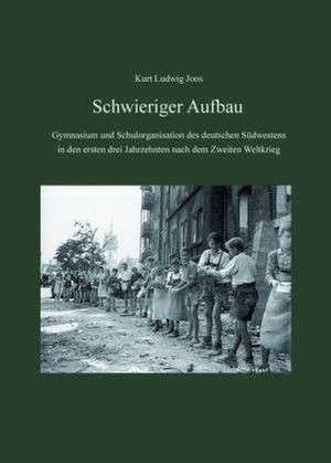 Schwieriger Aufbau de Joos, Kurt Ludwig