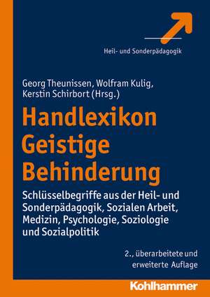 Handlexikon Geistige Behinderung de Georg Theunissen