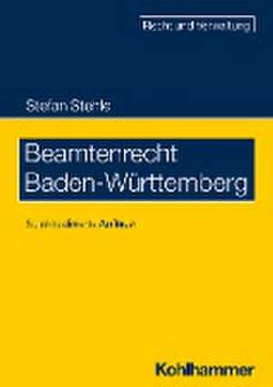 Beamtenrecht Baden-Württemberg de Stefan Stehle