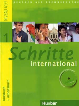 Schritte international 1. Kursbuch + Arbeitsbuch mit Audio-CD zum Arbeitsbuch und interaktiven UEbungen adolescenti