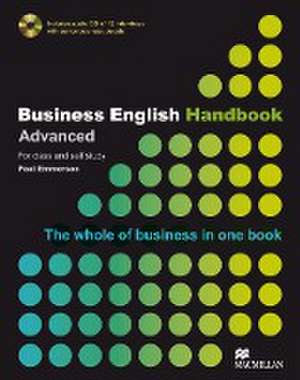 Business English Handbook mit CD de Paul Emmerson