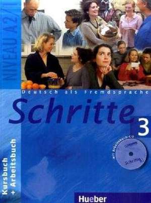 Schritte 3. Kursbuch und Arbeitsbuch mit CD