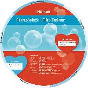 Wheel. Französisch Flirt-Trainer. Sprachdrehscheibe