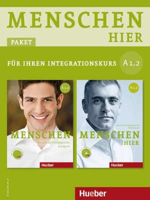 Menschen hier A1/2. Paket: Kursbuch mit DVD-ROM und Arbeitsbuch mit Audio-CD de Sandra Evans