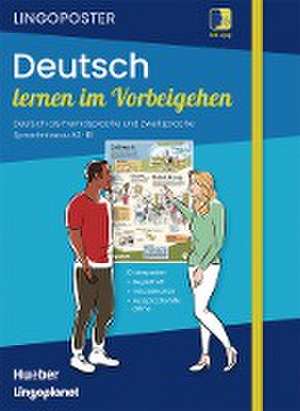 Lingoposter: Deutsch lernen im Vorbeigehen de Delius Fine Books GmbH