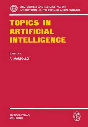 Topics in Artificial Intelligence de A. Marzollo