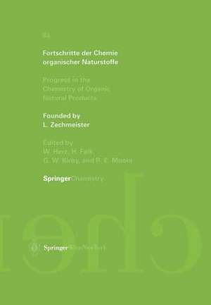 Fortschritte der Chemie organischer Naturstoffe: Progress in the Chemistry of Organic Natural Products de R. D. H. Murray