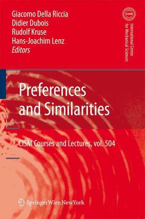 Preferences and Similarities de Giacomo Riccia