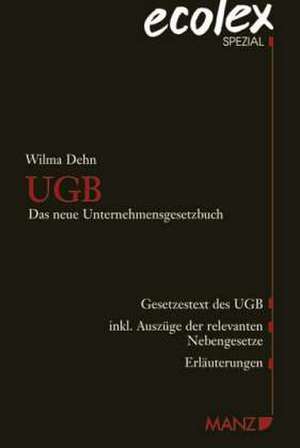 UGB (Österreichisches Recht) de Wilma Dehn