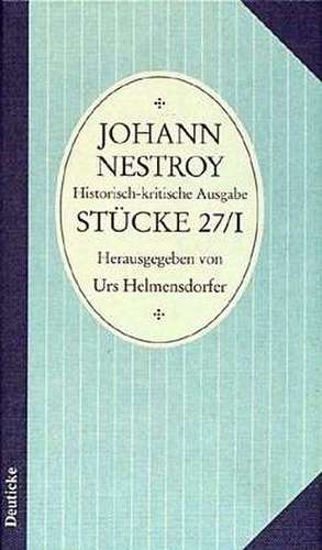 Sämtliche Werke de Johann Nestroy