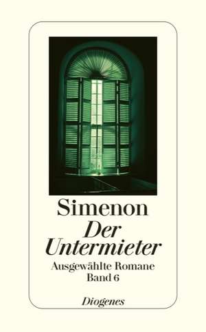 Der Untermieter de Georges Simenon