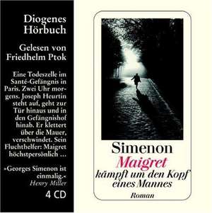 Maigret kämpft um den Kopf eines Mannes. 4 CDs de Georges Simenon