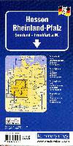 Hessen Rheinland-Pfalz, Nr. 05, Regionalstrassenkarte 1:275'000 de Hallwag Kümmerly+Frey AG