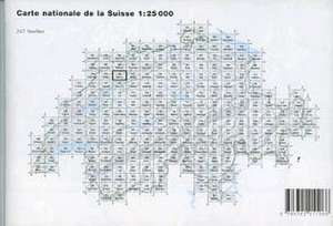 Swisstopo 1 : 25 000 Moutier