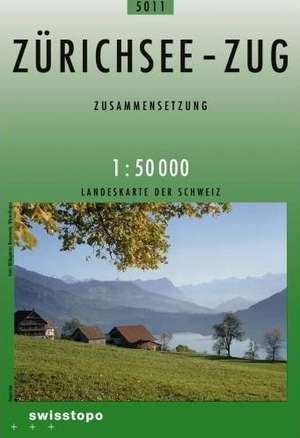 Swisstopo 1 : 50 000 Zürichsee - Zug