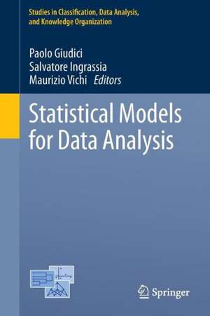 Statistical Models for Data Analysis de Paolo Giudici