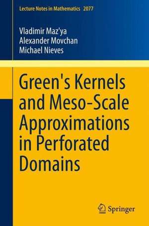 Green's Kernels and Meso-Scale Approximations in Perforated Domains de Vladimir Maz'ya