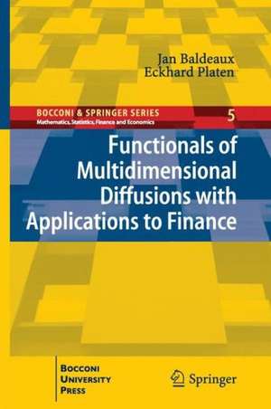 Functionals of Multidimensional Diffusions with Applications to Finance de Jan Baldeaux