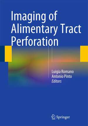 Imaging of Alimentary Tract Perforation de Luigia Romano