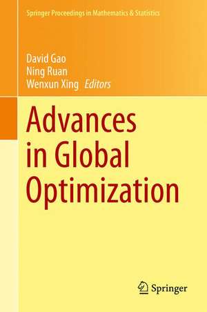 Advances in Global Optimization de David Gao