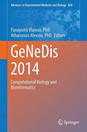 GeNeDis 2014 de Panayiotis Vlamos
