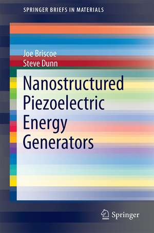 Nanostructured Piezoelectric Energy Harvesters de Joe Briscoe