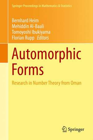 Automorphic Forms: Research in Number Theory from Oman de Bernhard Heim