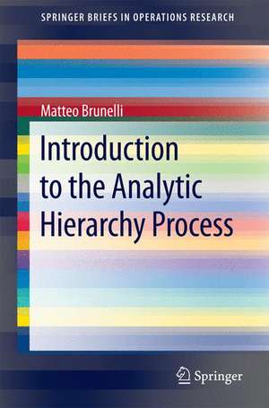 Introduction to the Analytic Hierarchy Process de Matteo Brunelli