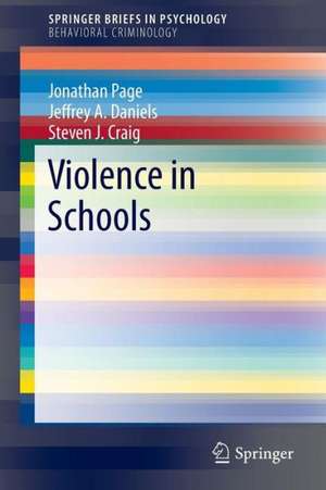 Violence in Schools de Jonathan Page