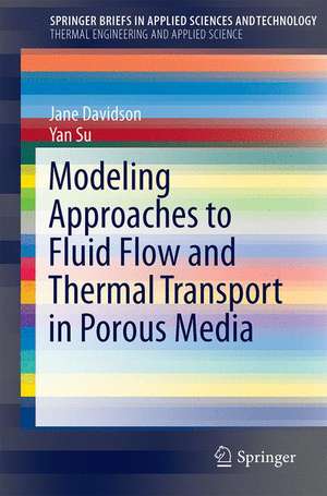 Modeling Approaches to Natural Convection in Porous Media de Yan Su