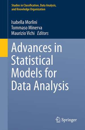 Advances in Statistical Models for Data Analysis de Isabella Morlini