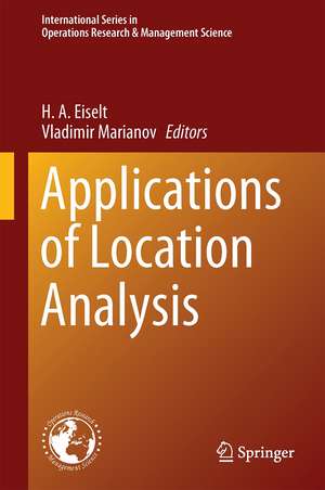 Applications of Location Analysis de H. A. Eiselt