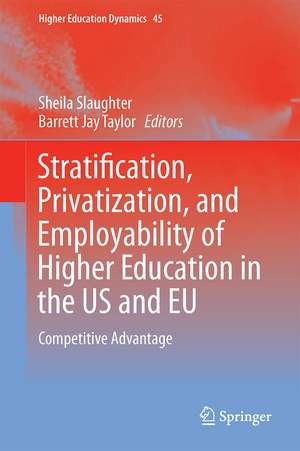 Higher Education, Stratification, and Workforce Development: Competitive Advantage in Europe, the US, and Canada de Sheila Slaughter