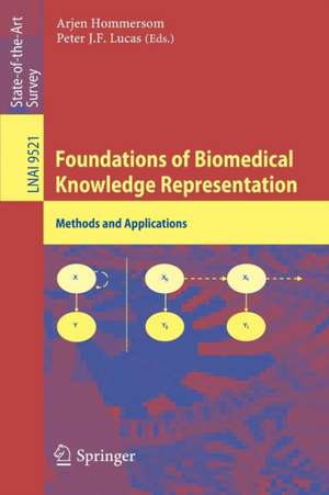 Foundations of Biomedical Knowledge Representation: Methods and Applications de Arjen Hommersom