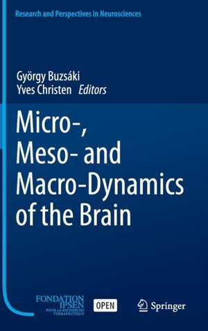 Micro-, Meso- and Macro-Dynamics of the Brain de György Buzsáki