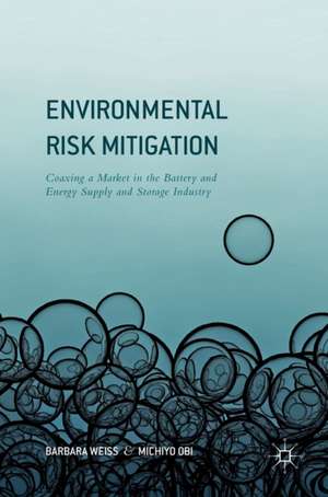 Environmental Risk Mitigation: Coaxing a Market in the Battery and Energy Supply and Storage Industry de Barbara Weiss