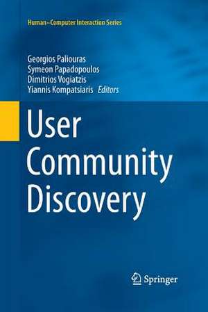 User Community Discovery de Georgios Paliouras