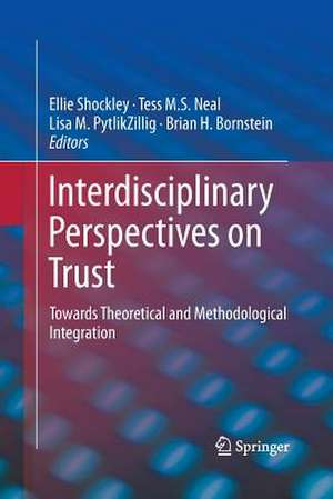 Interdisciplinary Perspectives on Trust: Towards Theoretical and Methodological Integration de Ellie Shockley