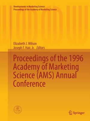 Proceedings of the 1996 Academy of Marketing Science (AMS) Annual Conference de Elizabeth J. Wilson