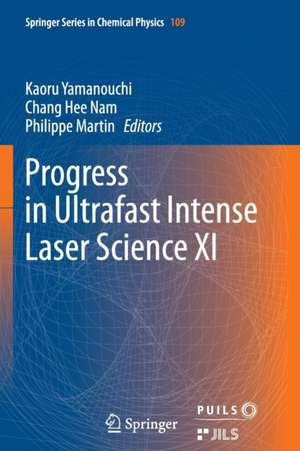 Progress in Ultrafast Intense Laser Science XI de Kaoru Yamanouchi