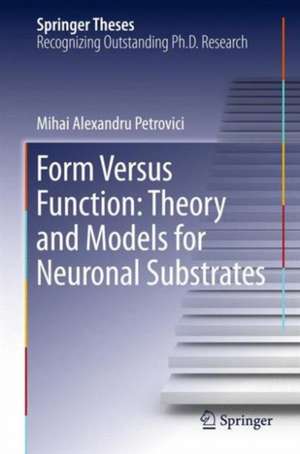 Form Versus Function: Theory and Models for Neuronal Substrates de Mihai Alexandru Petrovici