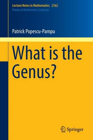 What is the Genus? de Patrick Popescu-Pampu