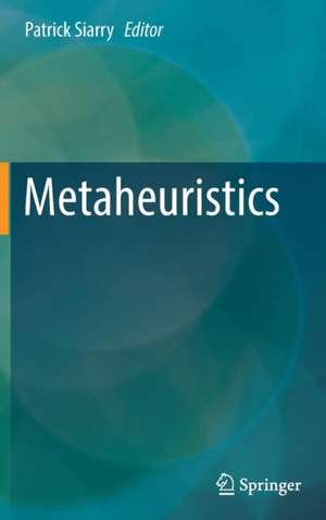 Metaheuristics de Patrick Siarry