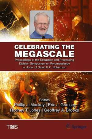 Celebrating the Megascale: Proceedings of the Extraction and Processing Division Symposium on Pyrometallurgy in Honor of David G.C. Robertson de Phillip Mackey