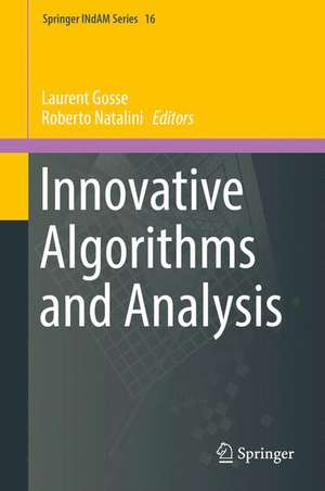 Innovative Algorithms and Analysis de Laurent Gosse